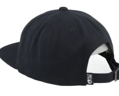 Rill Soft Cap Black Strapback - Picture