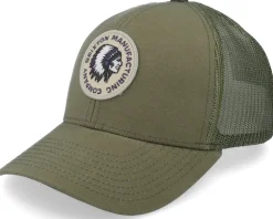 Rival Stamp X Medium Profile Military Olive Trucker - Brixton