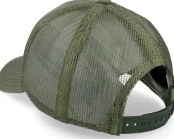 Rival Stamp X Medium Profile Military Olive Trucker - Brixton