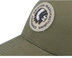 Rival Stamp X Medium Profile Military Olive Trucker - Brixton