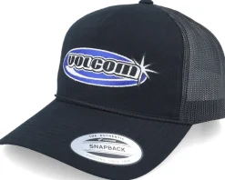 Road Tested Cheese Hat Black A-Frame Trucker - Volcom