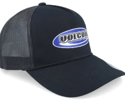 Road Tested Cheese Hat Black A-Frame Trucker - Volcom