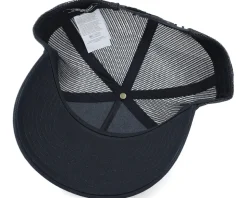 Road Tested Cheese Hat Black A-Frame Trucker - Volcom