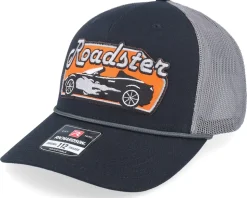 Roadster Car Big Patch Brown/Teal/Orange A-frame Trucker - Iconic