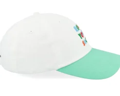 Rock Your Socks Washed White/Mint Dad Cap - Iconic
