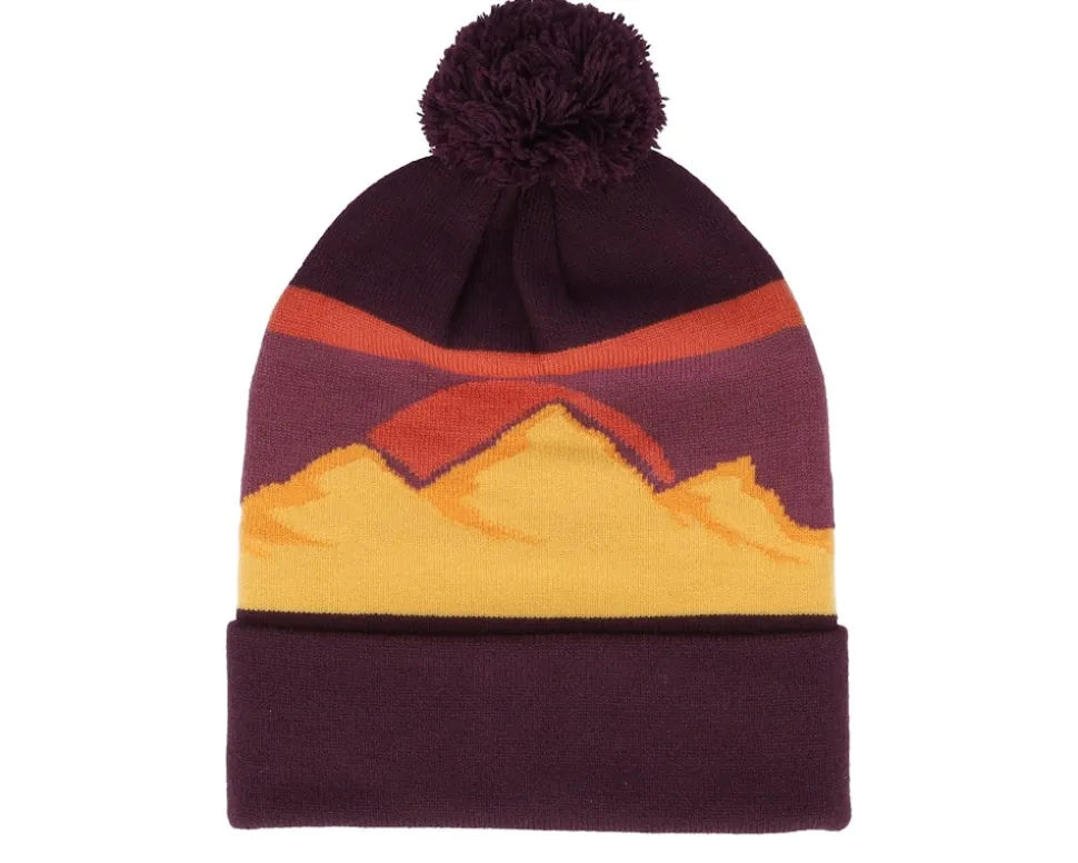 Rocky Mountain Peaks Blue/White Pom - Beechfield