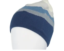 Rocky Mountain Peaks Pull-on Blue Beanie - Beechfield
