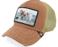 Rodeo Horny Brown A-Frame Trucker - Goorin Bros.