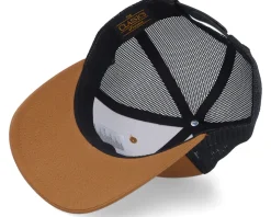 Roll For Initiative Logo Caramel/Black Trucker - Critiql Hit