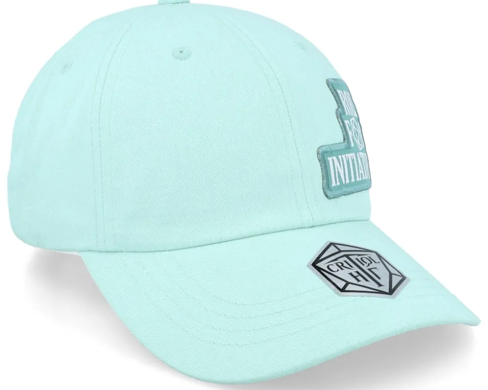 Roll For Initiative Patch Diamond Blue Dad Cap - Critiql Hit