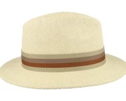 Roma Straw Fedora Natural Straw Hat - Brixton