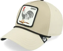 Rooster 100 Cream Twill A-Frame Adjustable - Goorin Bros.