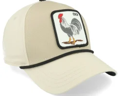 Rooster 100 Cream Twill A-Frame Adjustable - Goorin Bros.