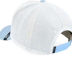 Rooster Fan Institution Ball Club White/Sky A-Frame Trucker - Goorin Bros.
