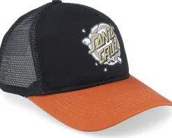 Roskopp Destruct Dot Black/Pumpkin A-Frame Trucker - Santa Cruz