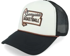 Route Foam Cap Light Ivory/Black Trucker - Les Deux