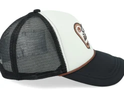 Route Foam Cap Light Ivory/Black Trucker - Les Deux