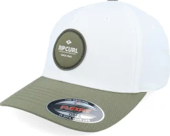 Routine Cap Bone/Green Flexfit - Rip Curl