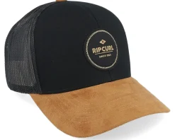 Routine Curve Black/Tan Trucker - Rip Curl
