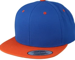 Royal/Orange Snapback - Yupoong