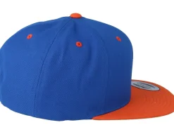 Royal/Orange Snapback - Yupoong