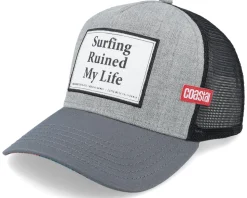 Ruined Heather Grey Coastal Trucker - Coastal