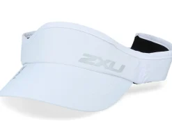 Run White/White Visor - 2XU