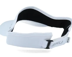 Run White/White Visor - 2XU