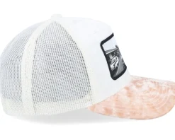 50s Classic Cars Velvet White/Peach/Ivory A-Frame Trucker - Calza Pennello