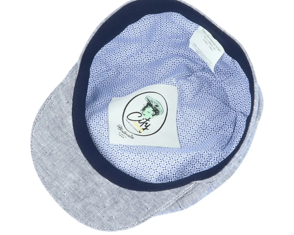 S22 Fantasie White/Navy Flat Cap - City Sport