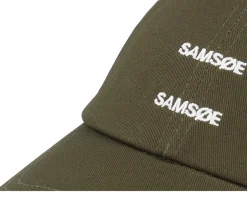 Saaddie Cap Dark Olive Dad Cap - Samsøe Samsøe