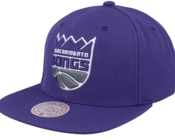 Sacramento Kings Team Ground 2.0 Purple Snapback - Mitchell & Ness