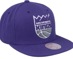 Sacramento Kings Team Ground 2.0 Purple Snapback - Mitchell & Ness