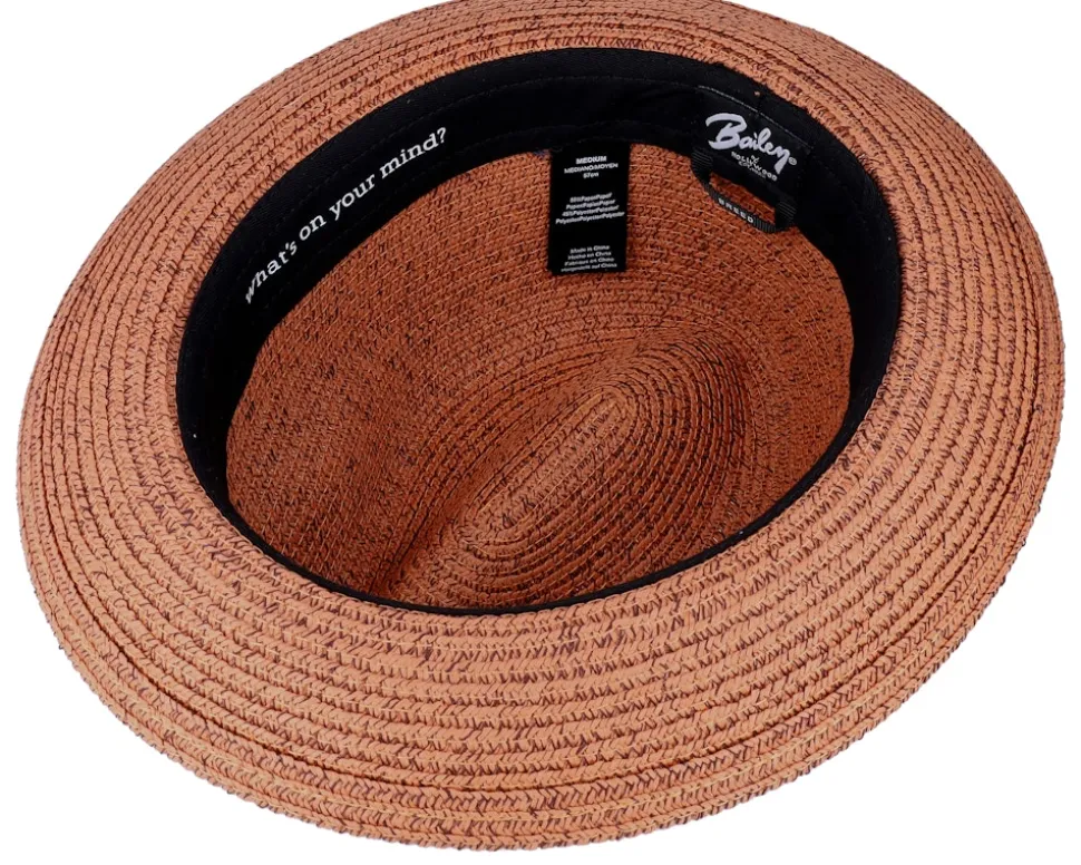 Salem Rust Straw Hat - Seeberger
