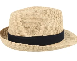 Sam Raffia Trilby Natural Straw Hat - CTH Ericson