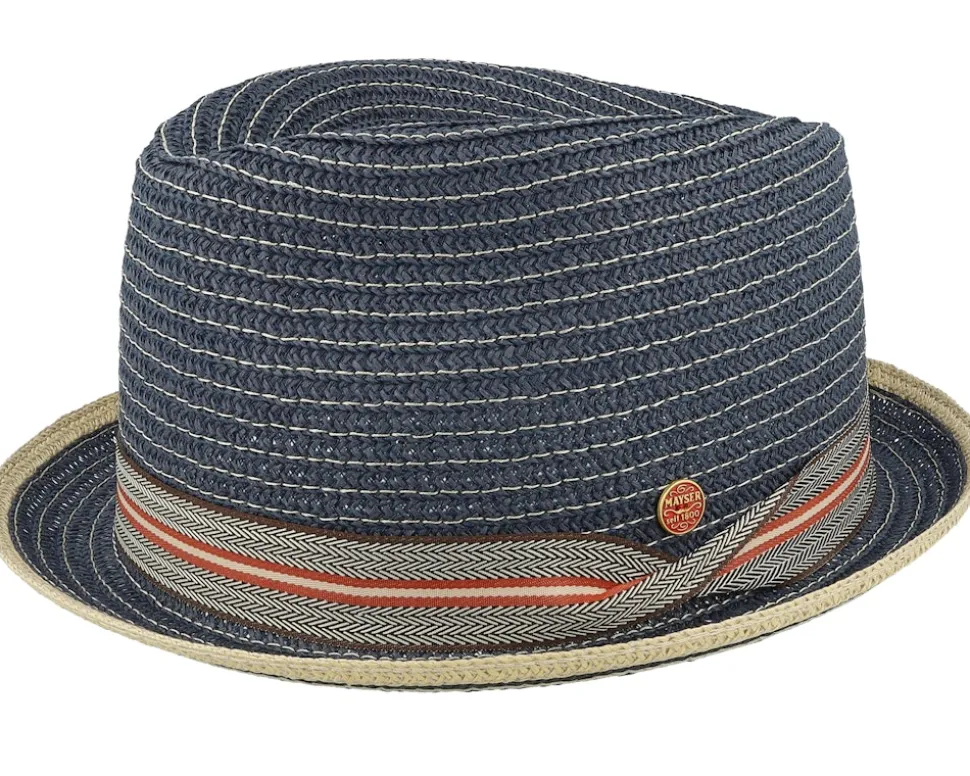 Samu Paperbraid Blue Straw Hat - Mayser