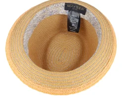 Samu Paperbraid Brown-gem Straw Hat - Mayser