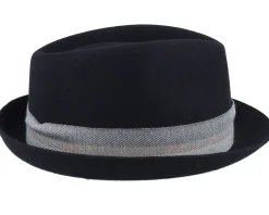 Samu Wool Soft Black Fedora - Mayser