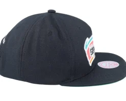 San Antonio Spurs Core Basic Black Snapback - Mitchell & Ness
