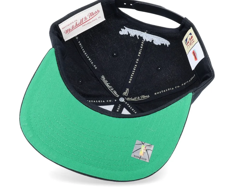 San Antonio Spurs Core Basic Black Snapback - Mitchell & Ness