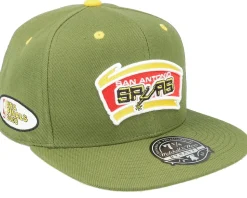 San Antonio Spurs Dusty Olive Fitted - Mitchell & Ness