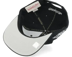 San Antonio Spurs Evergreen Black/White Snapback - Mitchell & Ness