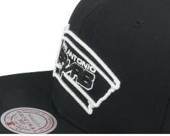 San Antonio Spurs Evergreen Black/White Snapback - Mitchell & Ness