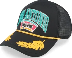 San Antonio Spurs Gold Leaf Vintage Trucker - Mitchell & Ness