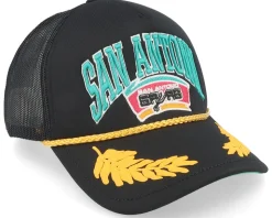 San Antonio Spurs Gold Leaf Vintage Trucker - Mitchell & Ness
