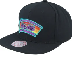 San Antonio Spurs High Grade Hwc Black Snapback - Mitchell & Ness