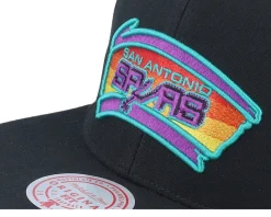 San Antonio Spurs High Grade Hwc Black Snapback - Mitchell & Ness