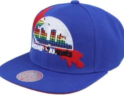 San Antonio Spurs Paint By Number Hwc Black Snapback - Mitchell & Ness