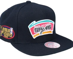 San Antonio Spurs Top Spot Black Snapback - Mitchell & Ness