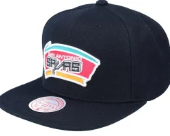 San Antonio Spurs Top Spot Black Snapback - Mitchell & Ness